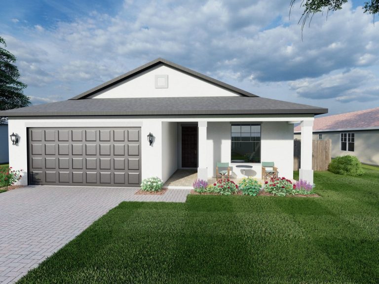 Exterior rendering of the Fishtail floor plan by Eastern Homes