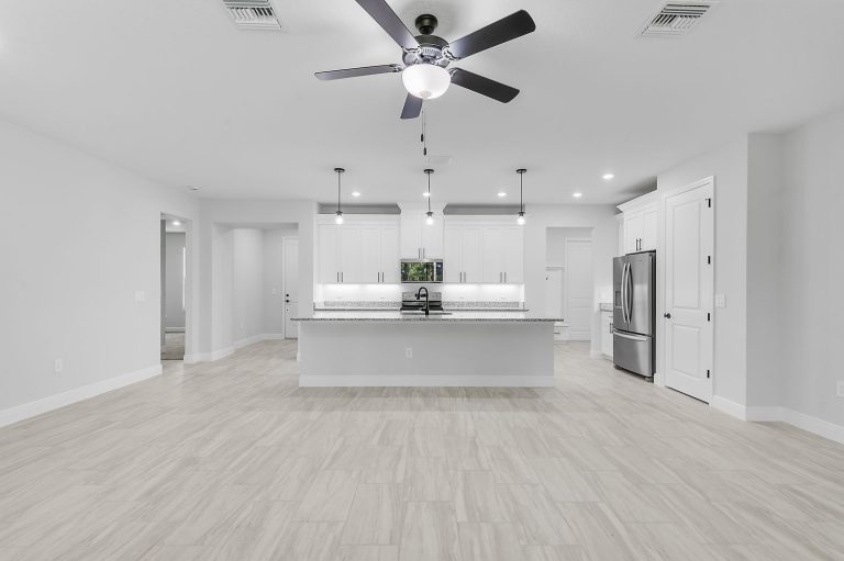 Open kitchen and great room at 30369 Apricot Avenue, Eustis