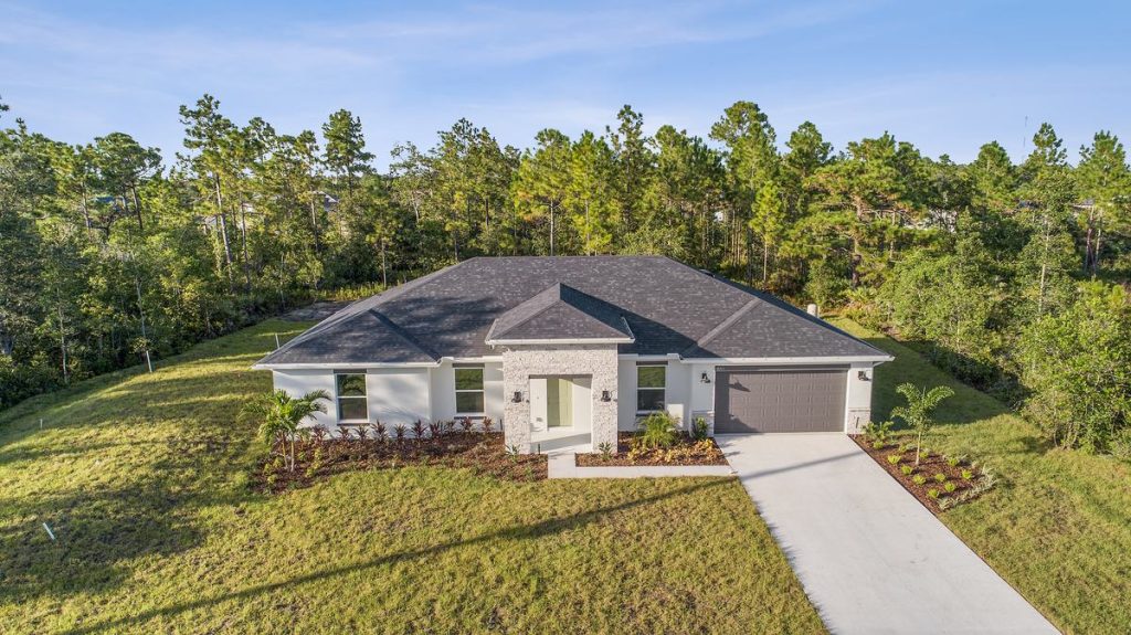 A finished Eastern Homes house in Orlando