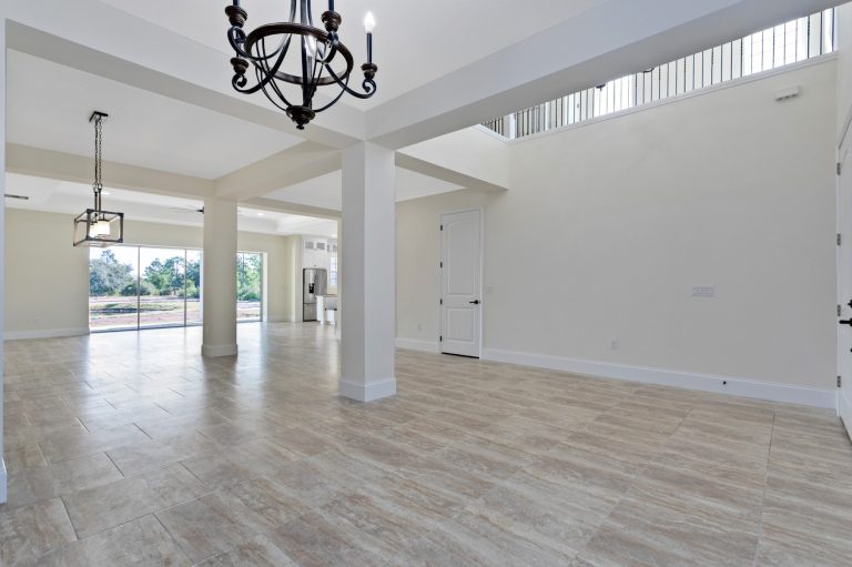 Great room in a new construction home by Eastern Homes at 4001 Ainsley Ave
